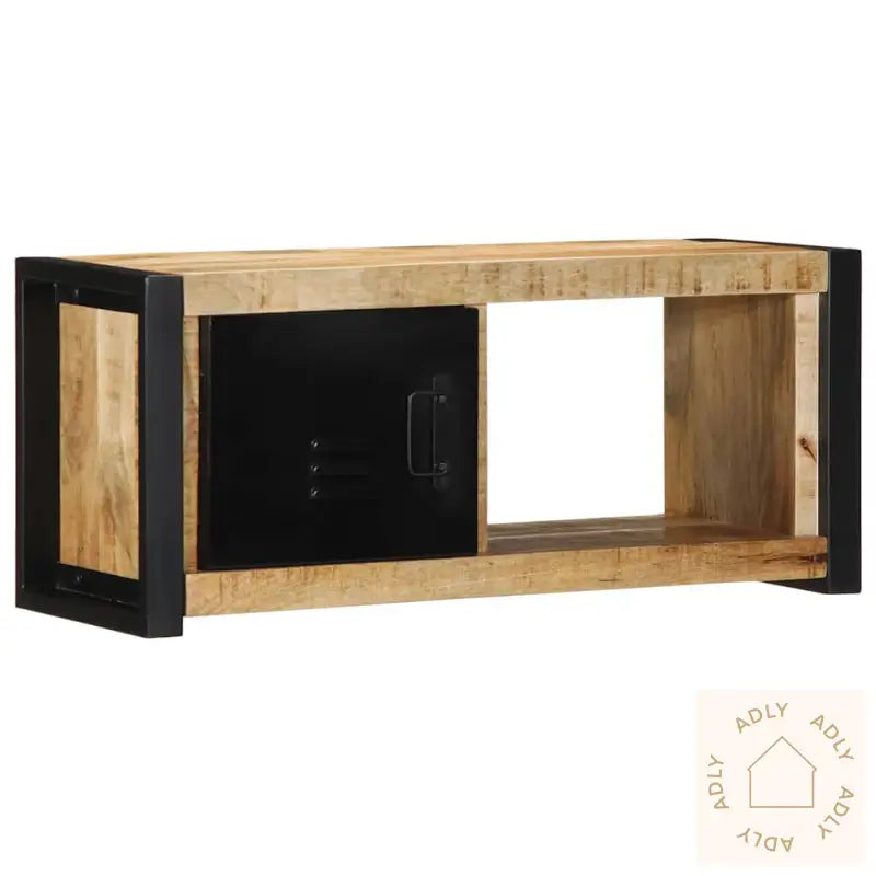 Tv-Benk 80X30X35 Cm Grovt Heltre Mangotre