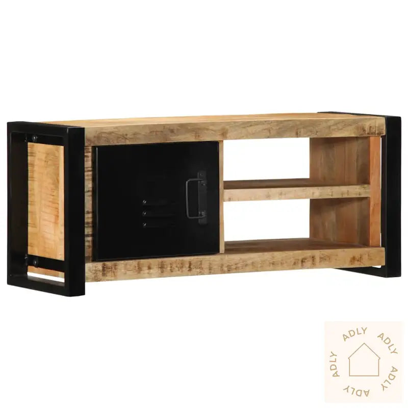 Tv-Benk 80X30X35 Cm Grovt Heltre Mangotre