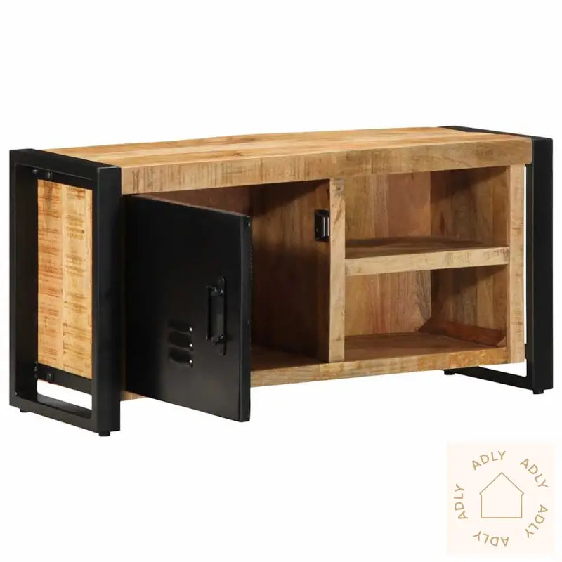 Tv-Benk 80X30X40 Cm Grovt Heltre Mangotre