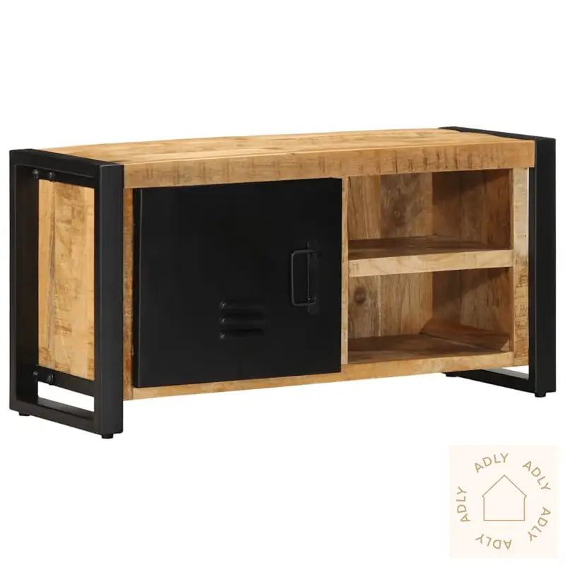 Tv-Benk 80X30X40 Cm Grovt Heltre Mangotre