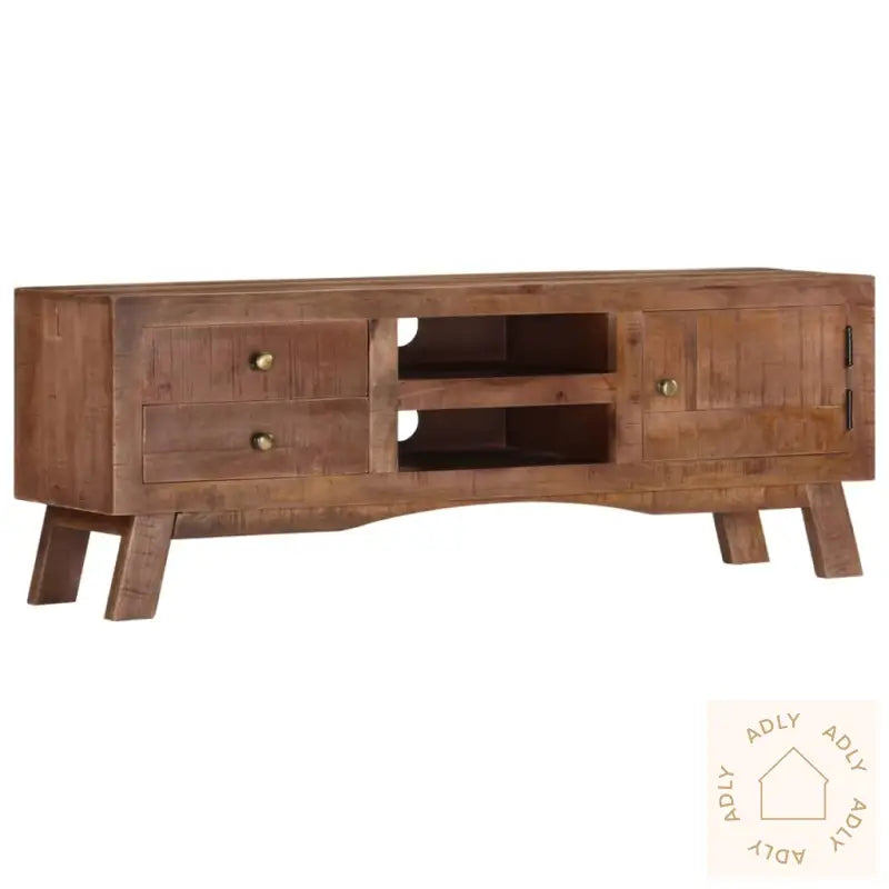 Tv-Benk 110X30X40 Cm Grovt Mangotre