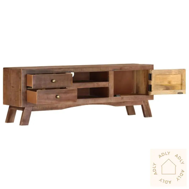 Tv-Benk 110X30X40 Cm Grovt Mangotre