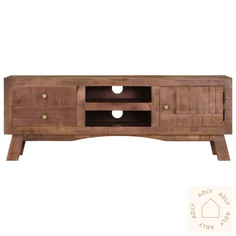Tv-Benk 110X30X40 Cm Grovt Mangotre