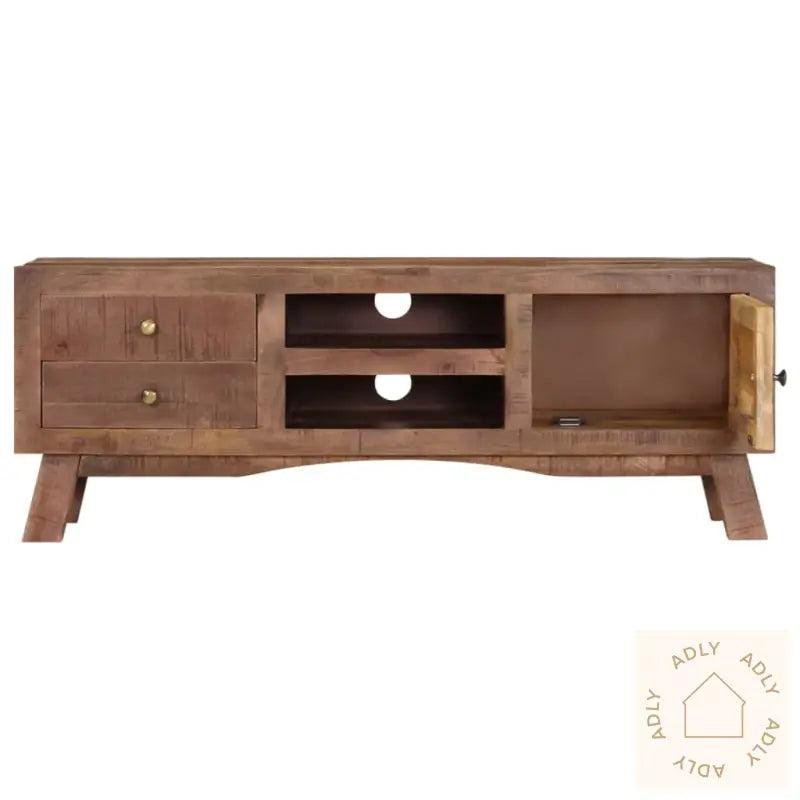 Tv-Benk 110X30X40 Cm Grovt Mangotre
