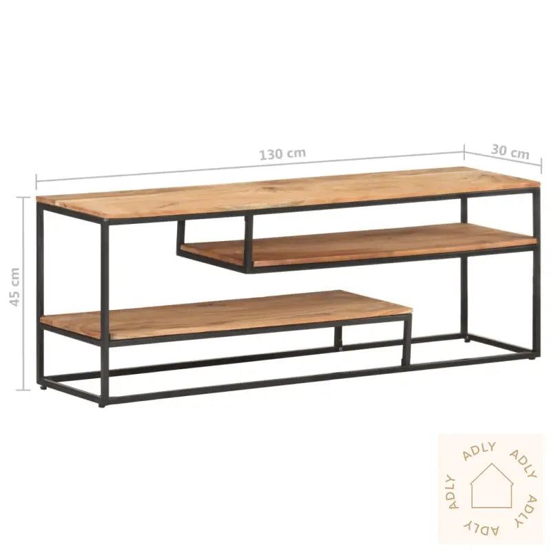 Tv-Benk 130X30X45 Cm Heltre Akasie