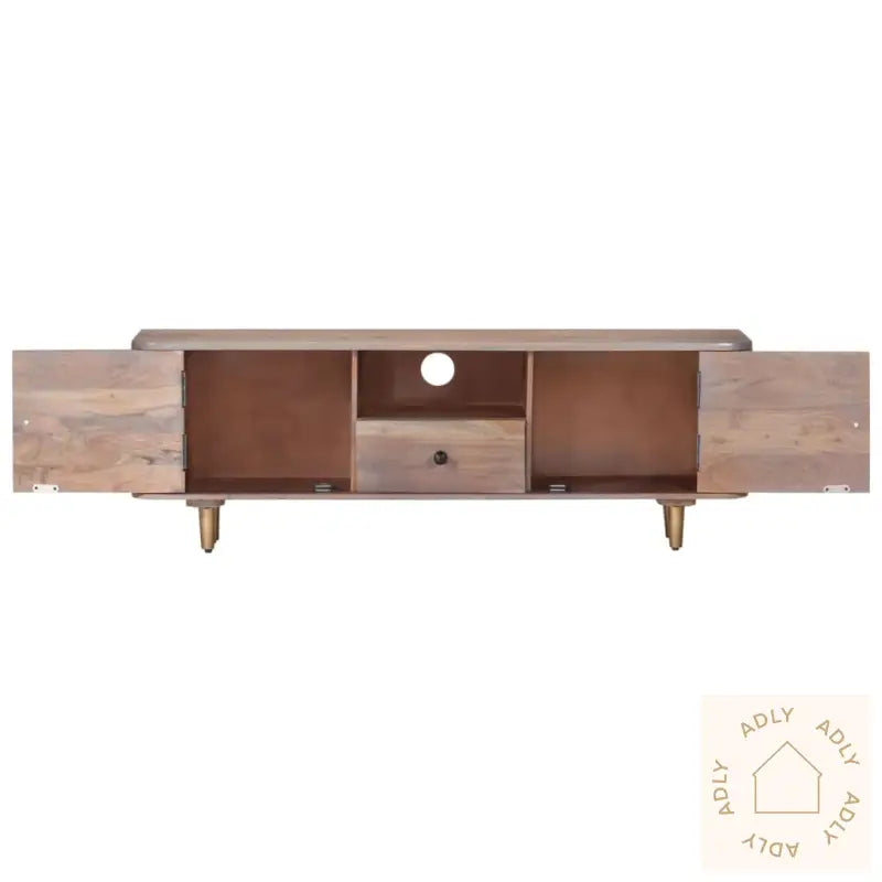 Tv-Benk 118X30X40 Cm Heltre Akasie