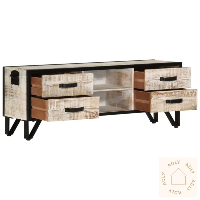 Tv-Benk 110X30X41 Cm Heltre Akasie