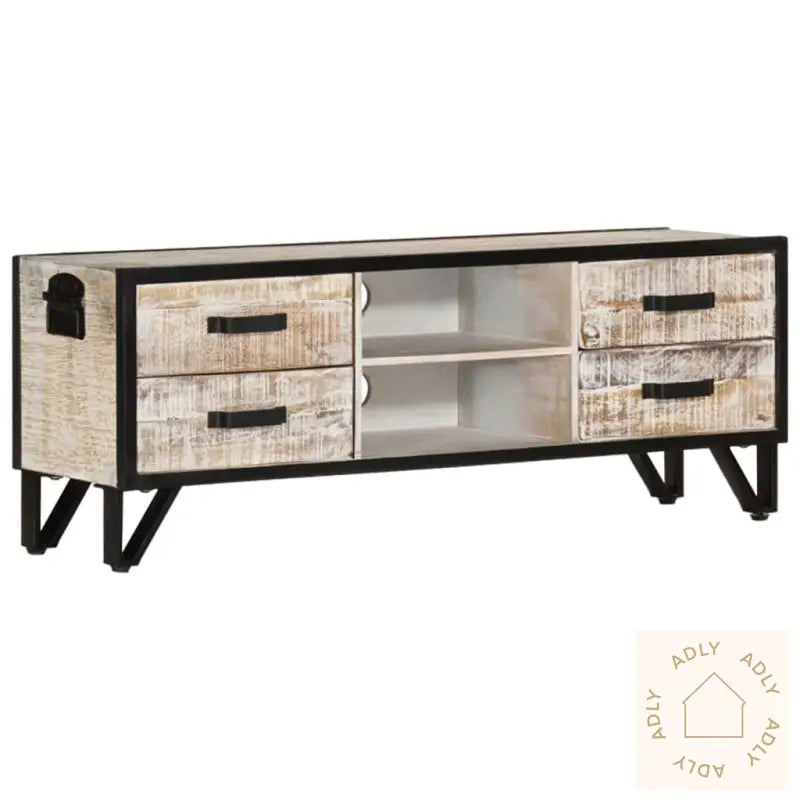 Tv-Benk 110X30X41 Cm Heltre Akasie
