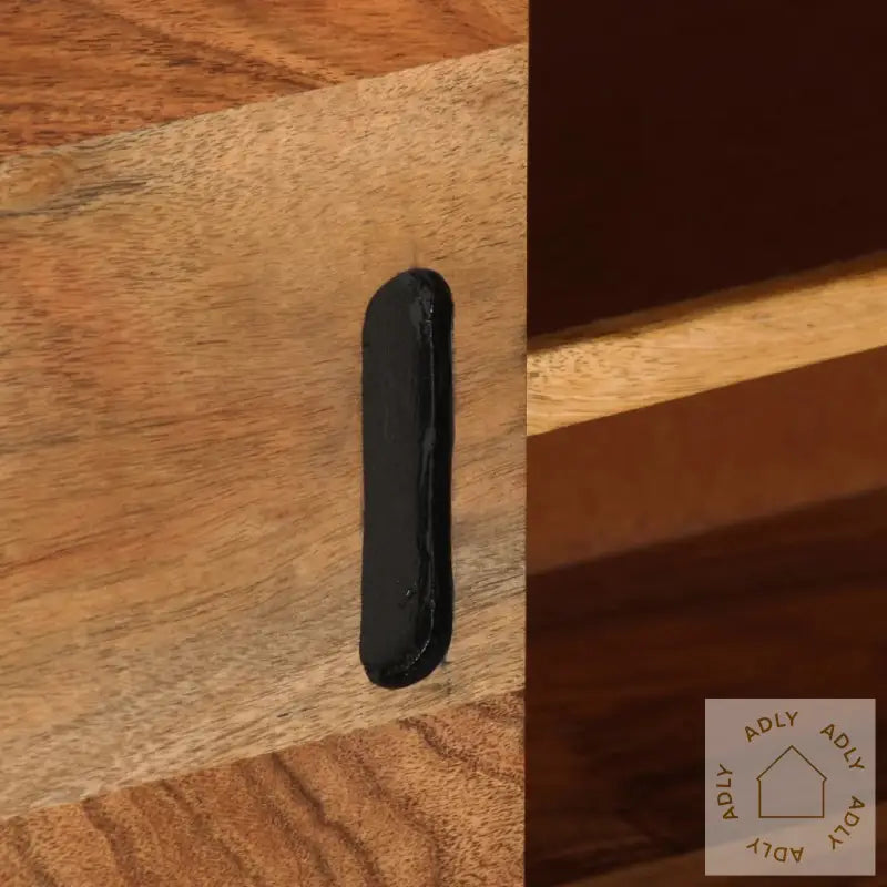 Tv-Benk Honningbrun Og Grå 110X30X50 Cm Heltre Akasie