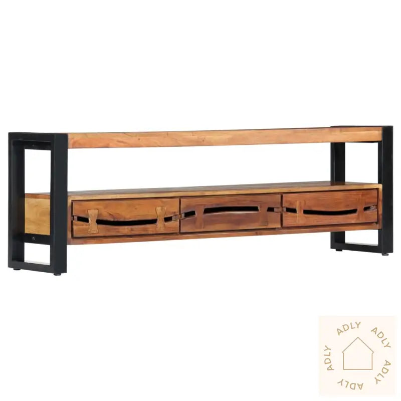 Tv-Benk 140X30X45 Cm Heltre Akasie