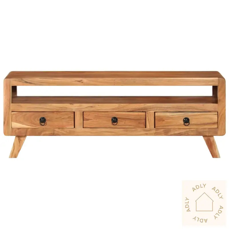 Tv-Benk 110X30X40 Cm Heltre Akasie