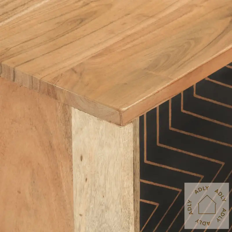 Tv-Benk 112X30X40 Cm Heltre Akasie