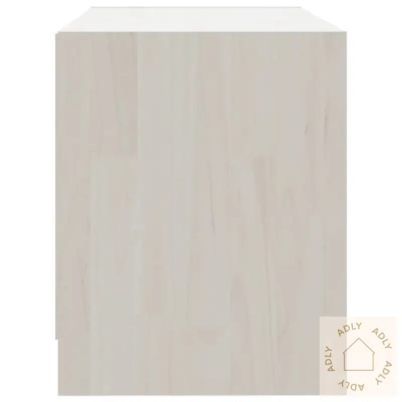 Tv-Benk 80X31X39 Cm Heltre Furu Hvit