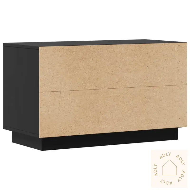 Tv-Benk Svart 74X35X44 Cm Heltre Furu