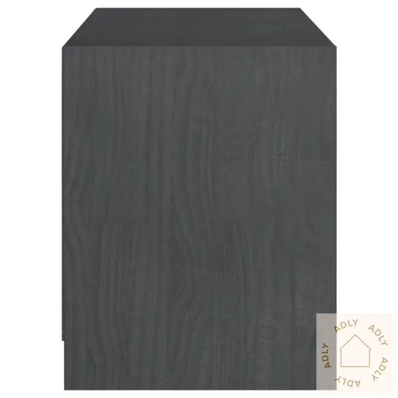 Tv-Benk Grå 104X33X41 Cm Heltre Furu