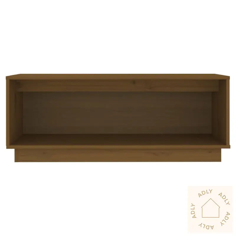 Tv-Benk Honningbrun 90X35X35 Cm Heltre Furu