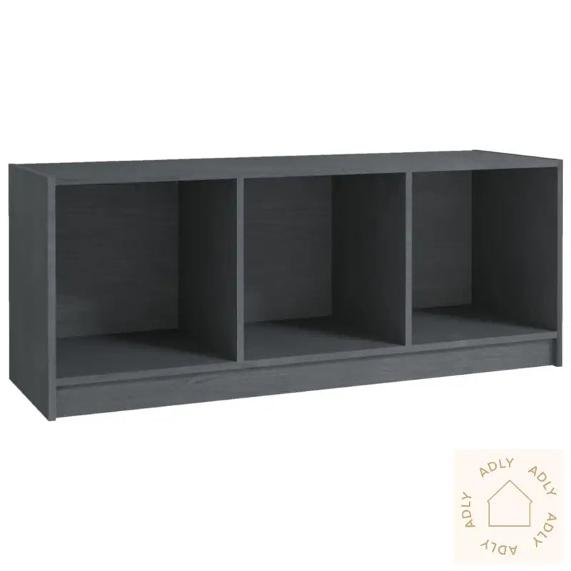 Tv-Benk Grå 104X33X41 Cm Heltre Furu