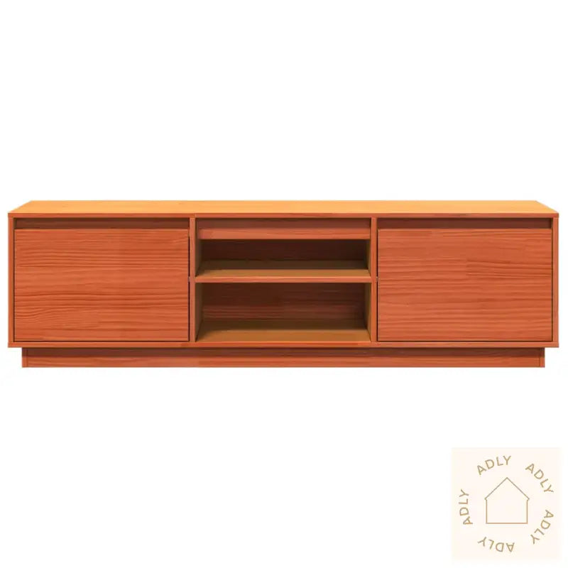 Tv-Benk Voksbrun 140X35X40 Cm Heltre Furu