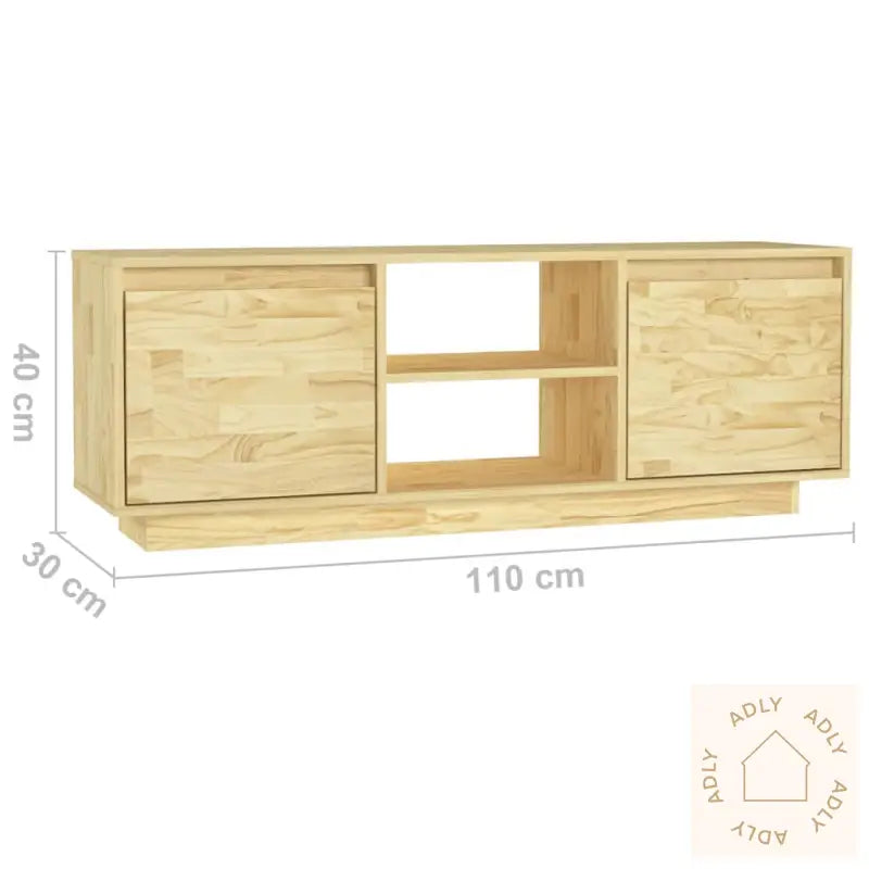 Tv-Benk 110X30X40 Cm Heltre Furu