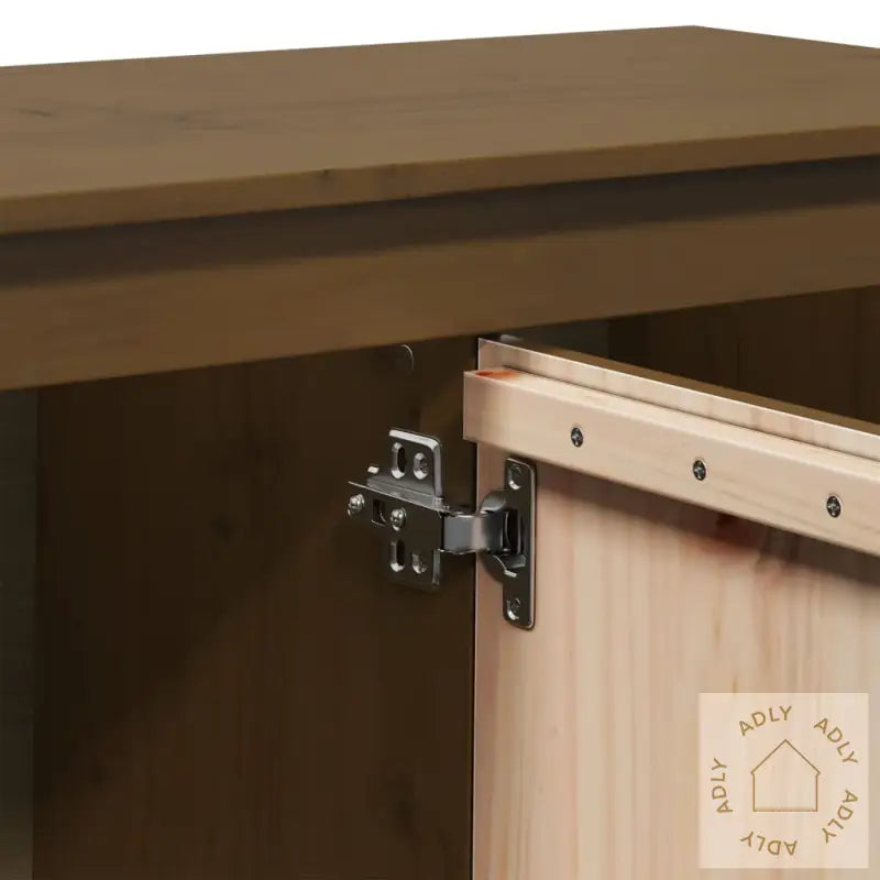 Tv-Benk Honningbrun 103X36,5X52 Cm Heltre Furu