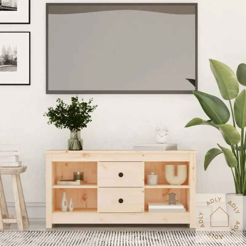 Tv-Benk 103X36,5X52 Cm Heltre Furu
