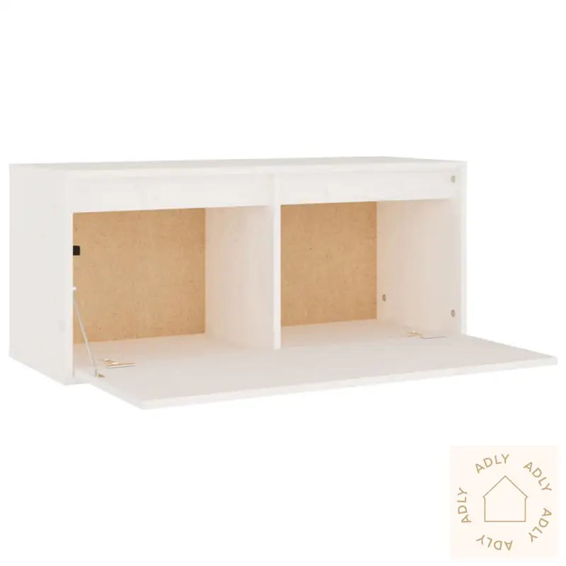 Tv-Benker 3 Stk Hvit Heltre Furu