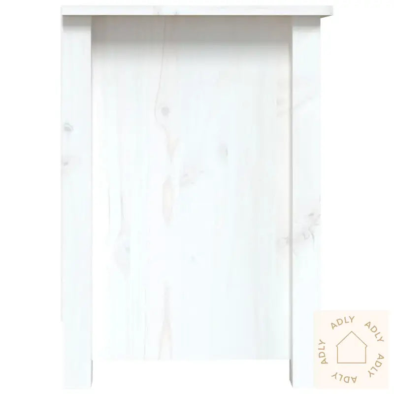 Tv-Benk Hvit 103X36,5X52 Cm Heltre Furu