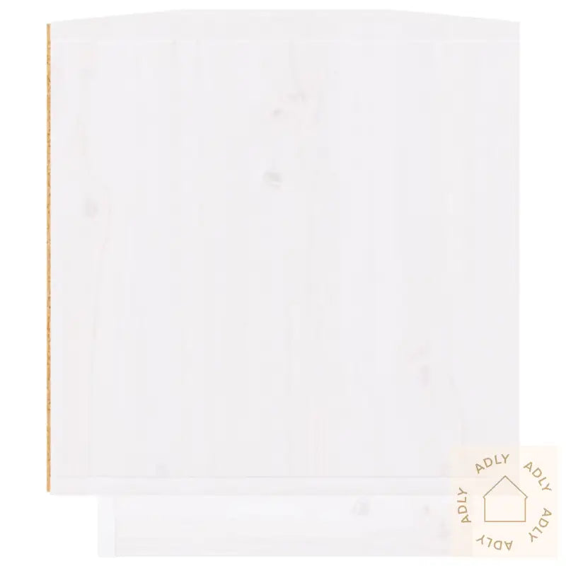 Tv-Benk Hvit 110X34X40 Cm Heltre Furu