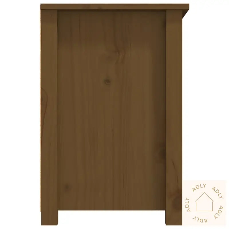 Tv-Benk Honningbrun 79X35X52 Cm Heltre Furu