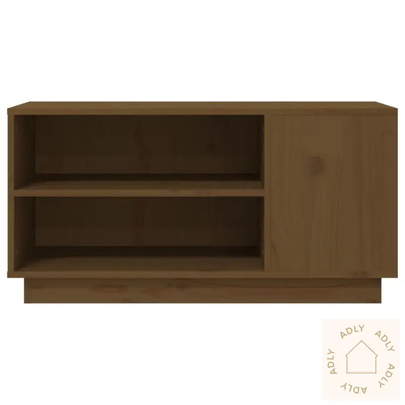 Tv-Benk Honningbrun 80X35X40,5 Cm Heltre Furu