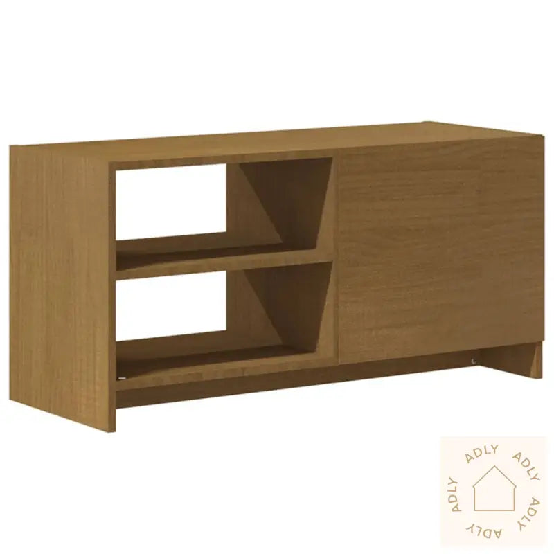 Tv-Benk 80X31X39 Cm Heltre Furu Honningbrun