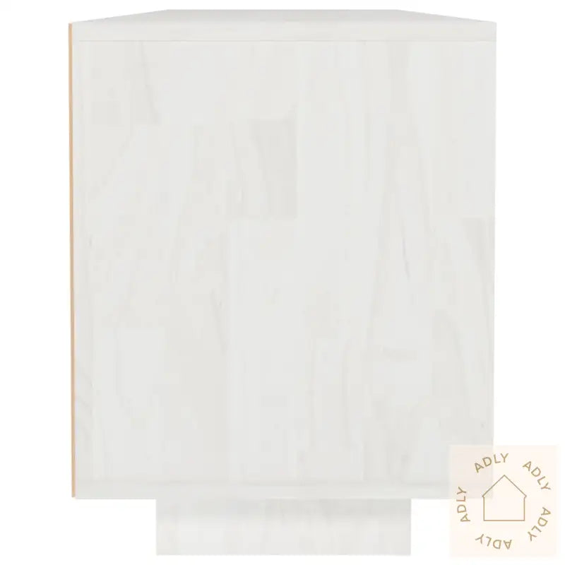 Tv-Benk 110X30X40 Cm Heltre Furu Hvit