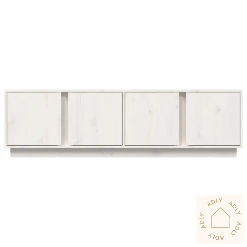 Tv-Benk Hvit 140X40X40 Cm Heltre Furu