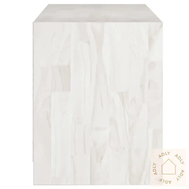 Tv-Benk Hvit 104X33X41 Cm Heltre Furu