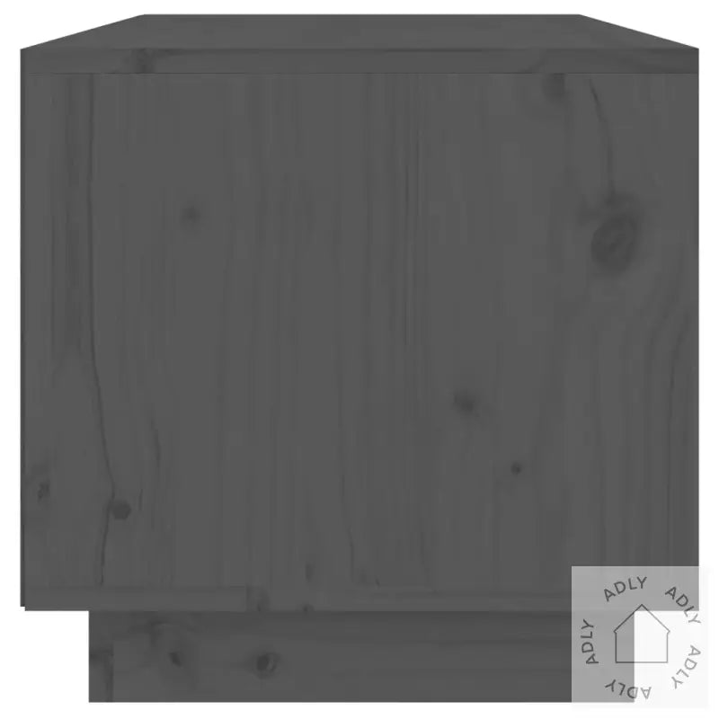 Tv-Benk Grå 60X35X35 Cm Heltre Furu