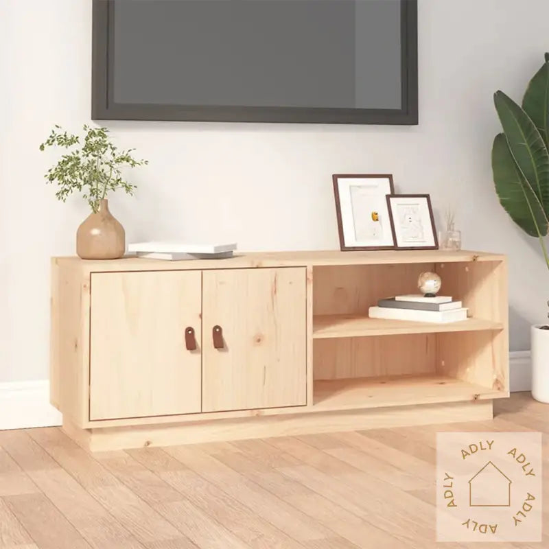 Tv-Benk 105X34X40 Cm Heltre Furu