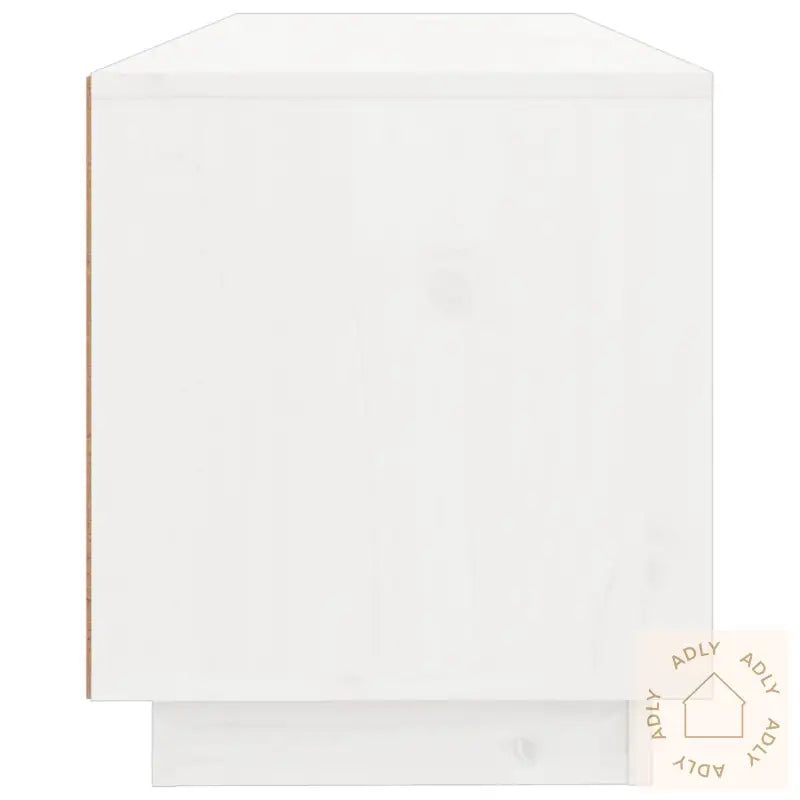 Tv-Benk Hvit 100X34X40 Cm Heltre Furu