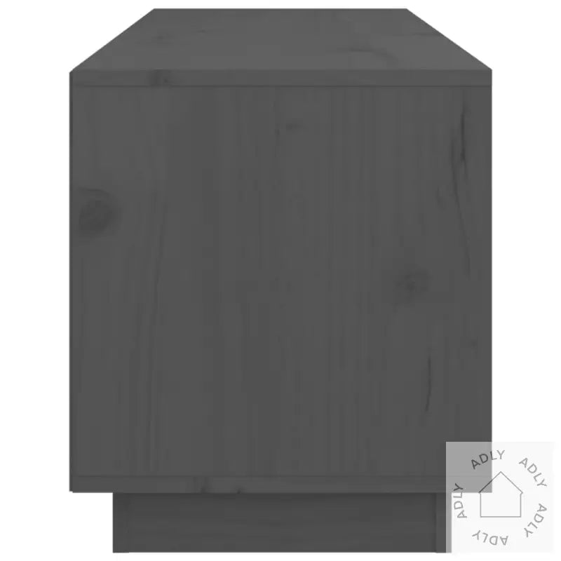 Tv-Benk Grå 105X34X40 Cm Heltre Furu