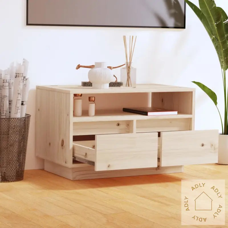 Tv-Benk 60X35X37 Cm Heltre Furu