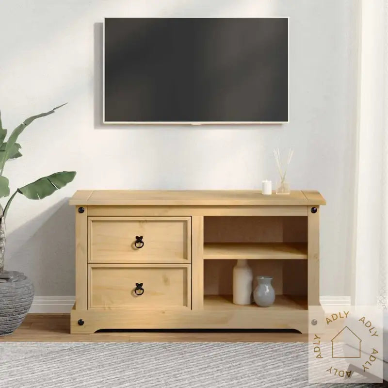 Tv-Benk Corona 100X40X52 Cm Heltre Furu
