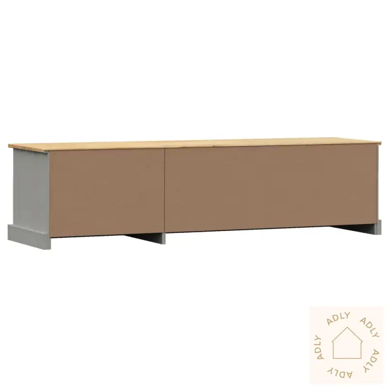 Tv-Benk Vigo Grå 156X40X40 Cm Heltre Furu