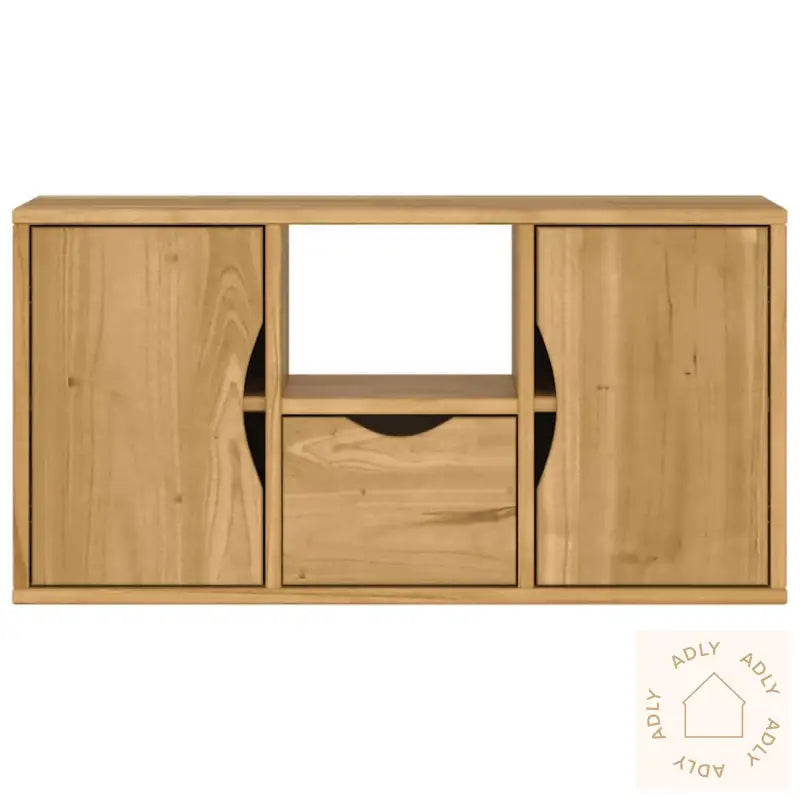 Tv-Skap Med Skuff Odda 79X24X40 Cm Heltre Furu