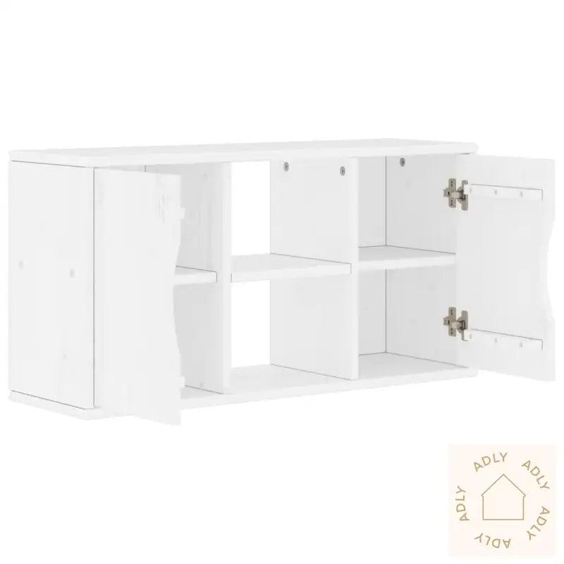 Tv-Skap Odda Hvit 79X24X40 Cm Heltre Furu