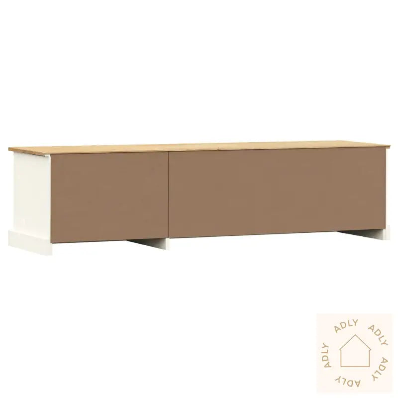 Tv-Benk Vigo Hvit 156X40X40 Cm Heltre Furu