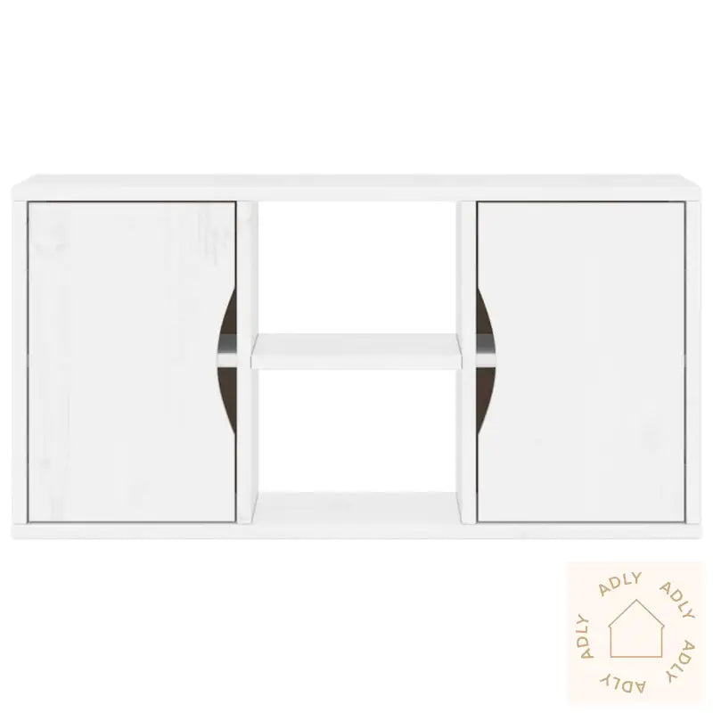 Tv-Skap Odda Hvit 79X24X40 Cm Heltre Furu