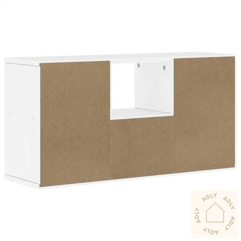 Tv-Skap Med Skuff Odda Hvit 79X24X40 Cm Heltre Furu