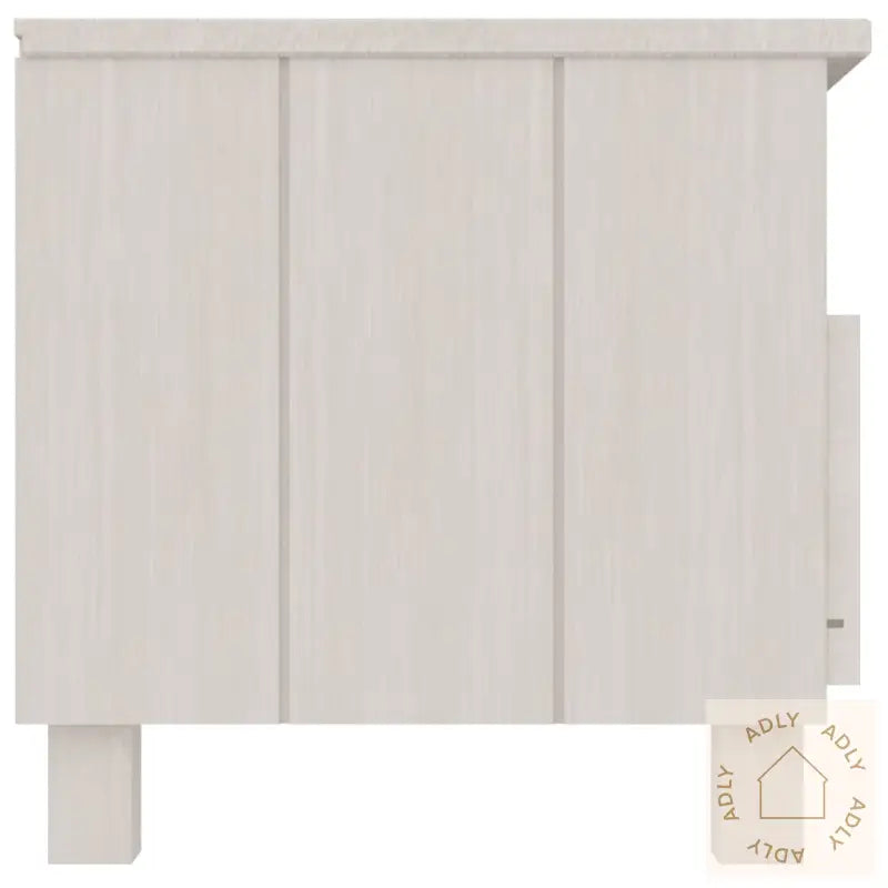 Tv-Benk Hamar Hvit 106X40X40 Cm Heltre Furu