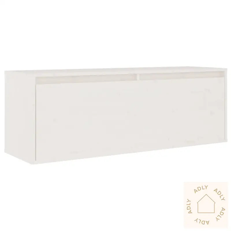 Tv-Benker 3 Stk Hvit Heltre Furu