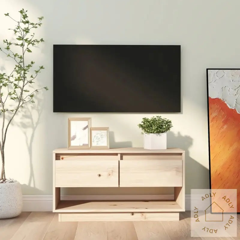 Tv-Benk 74X34X40 Cm Heltre Furu