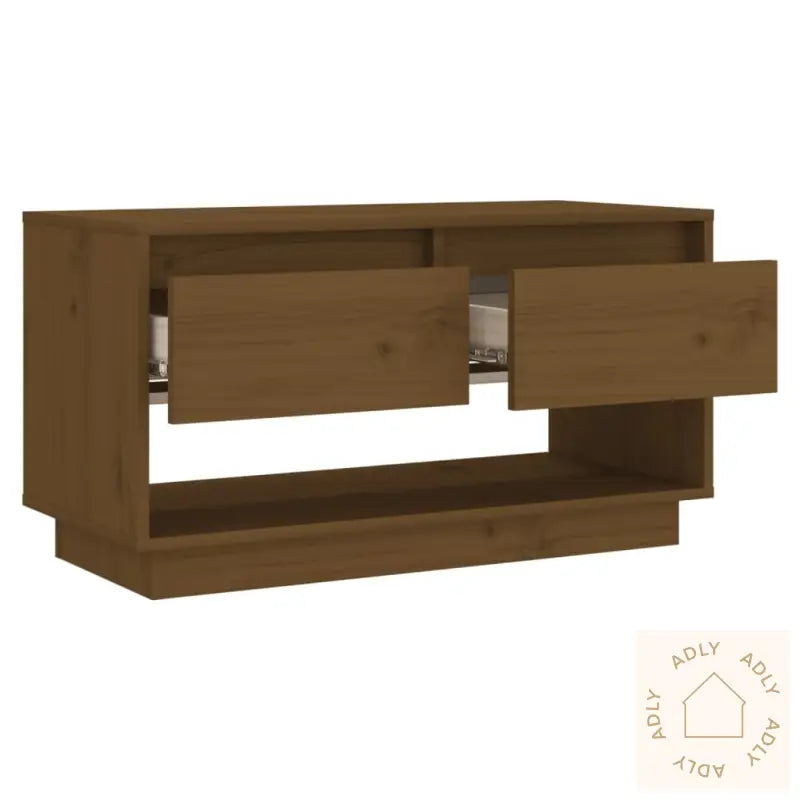 Tv-Benk Honningbrun 74X34X40 Cm Heltre Furu